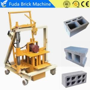 Qt40-3c Small Manual Concrete Block Making Machine for House Building