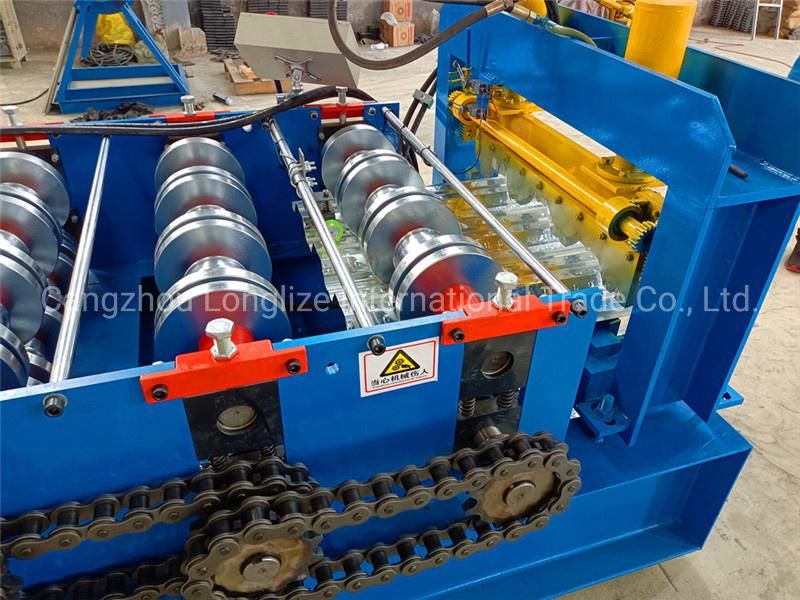 750 Galvanized Floor Decking Roll Metal Forming Machine