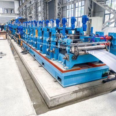 Gi Carbon Steel Iron Pipe Making Machine Production Line 273mm Welding Steel ERW Pipe Mill