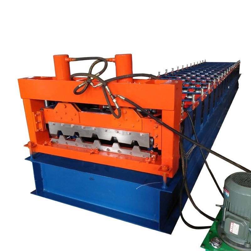 686 Floor Deck Roofing Sheet Making Machine Roll Forming Machine