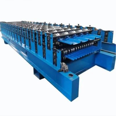 Robust Fully Automatic Customized Double-Layer Roof Sheet Forming Machine