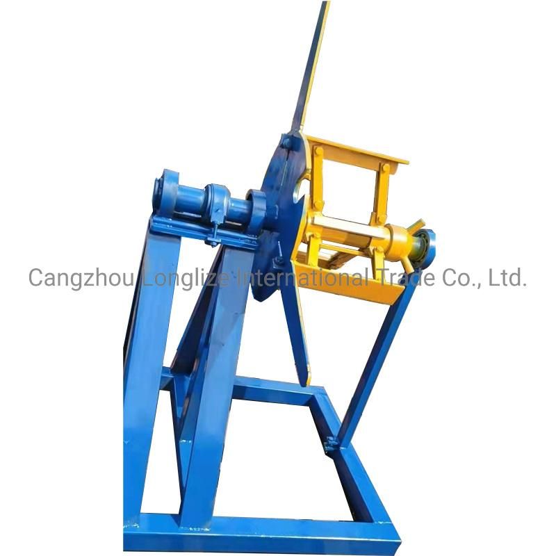 Manual Simple Uncoiler for Metal Steel Coils Decoiler