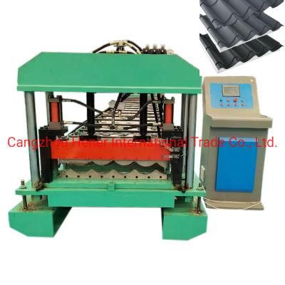 Exporter of Glazed Tile Steel Roll Forming Machine for Roof Profile China