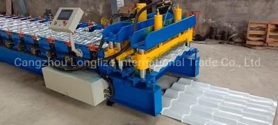 Metal Glazed Roof Tile Sheet Cold Roll Forming Machine