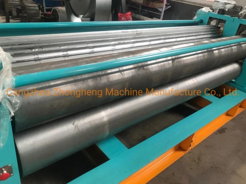 Thin Plate 0.12-0.4mm Barrel Corrugated Roofing Sheet Roll Forming Machine