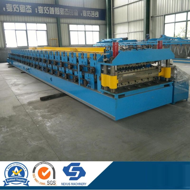 Ibr Profile Roofing Sheet Metal Double Layer Roll Forming Machine