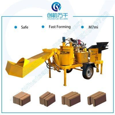 M7mi Twin Compressed Earth Soil Clay Brick Making Machine