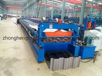 High Quality High Speed Profile Aluminum Deck Floor Roll Forming Machine, Tile Making Machinery