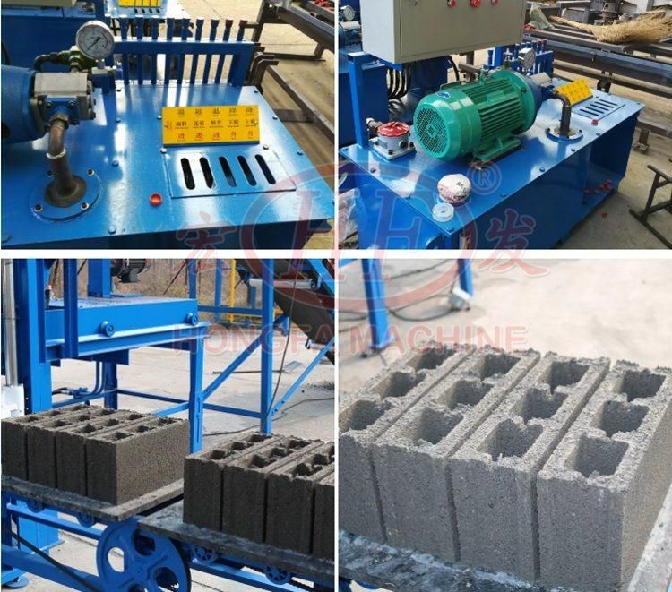 Interlocking Brick Machinery Fly Ash Bricks Making Machine Paver Bricks Maker Blocks Making Machine Automatic Brick 6 Inches Hollow Block Making Machine