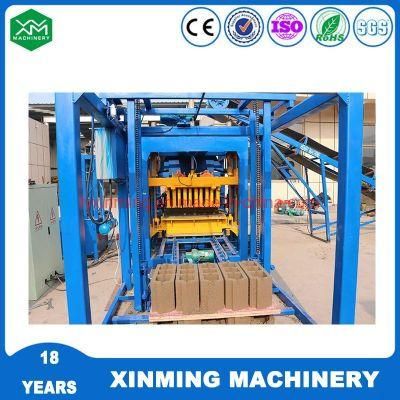Small Business Qt4-18 Full Automatic Concrete Cement Hollow Interlocking Block Making Machine with High Capacity