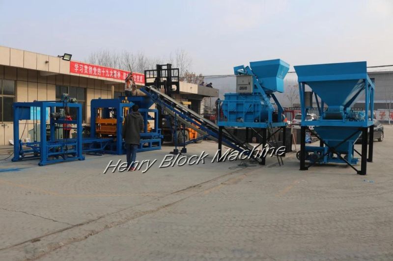 Qt4-15 Best Selling Full Automatic Hydraulic Concrete Brick Making Machine Hollow Block Making Machinery to Africa