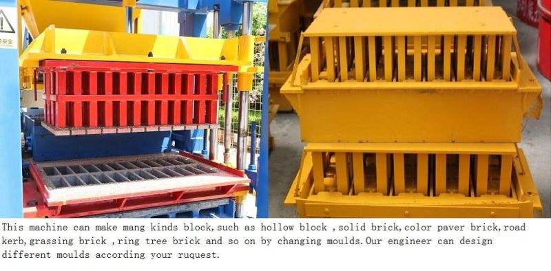 Qt4-30 Automatic Hydraulic Hollow Paving Solid Cement Brick Block Making Machine with Factory Price
