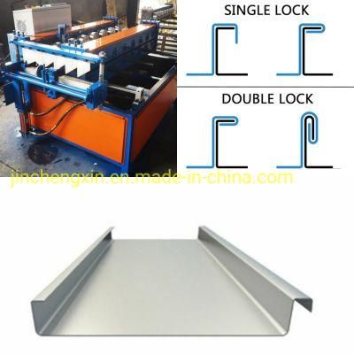 Ghana Portable Clip Snap Lock Standing Seam Roll Forming Machine