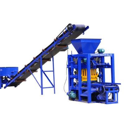 Qt4-26 Hot Recommend Semi Automatic Second Hand Hollow Interlock Wall Block Brick Paver Making Machine Price for Sale