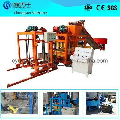 Easy Operated Automatic Paver Block Machine Hollow Block and Solid Brick Machine (QT4-25)