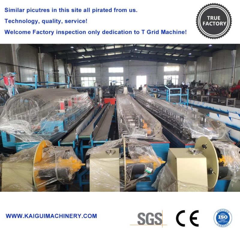 Automatic Ceiling T Grid Roll Forming Machine for Main Tee, Cross Tee