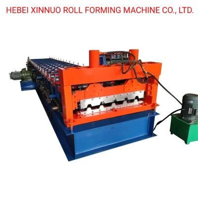 686 Floor Deck Roofing Sheet Making Machine Roll Forming Machine