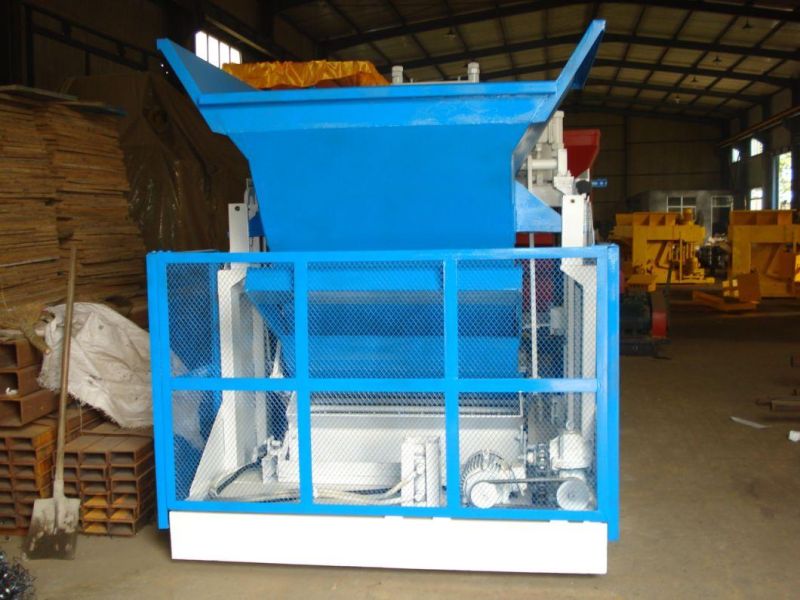 Construction Machinery 12A Mobile Soild Hollow Block Cement Concrete Brick Making Machine