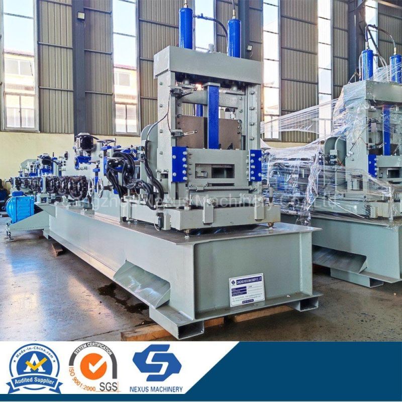 Automatic Metal C U Purlin Cold Roll Gorming Machine Steel Channel Z Purline Making Machine