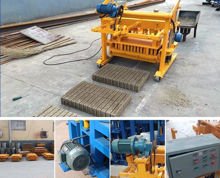 Qt40-3A Egg Layer Concrete Cement Hollow Paver Block Machine