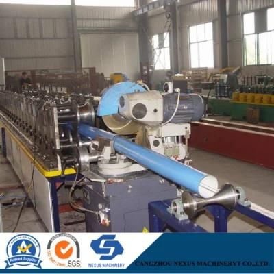 Automatic Round Steel Gutter Making Machine/ Downpipe/ Downspouts Roll Forming Machine