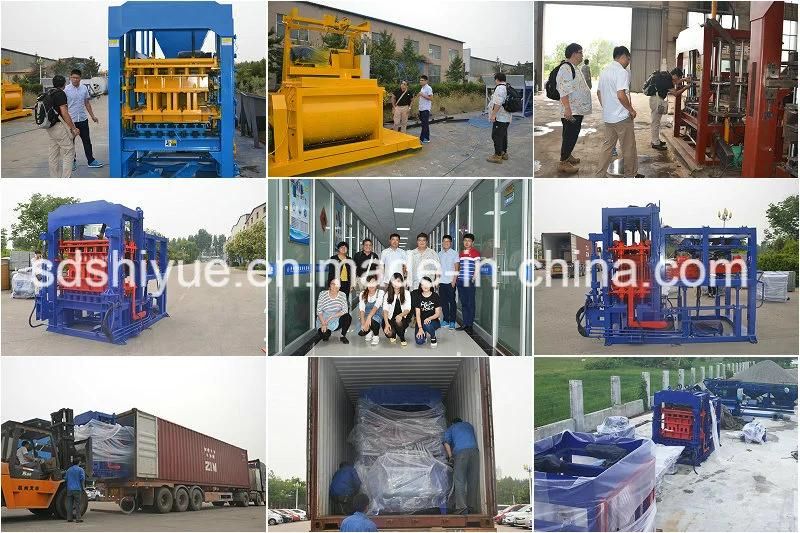 Qt6-15 Paving Hydraulic Cement Sand Concrete Brick /Block Making Machine Price in India