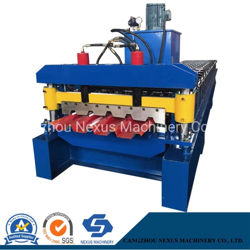 Indonesia Type G550 760 Steel Roofing Tile Sheet Roll Forming Machine for Sale