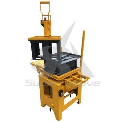 Manual Small Diesel Vibrating Soil Hollow Cement Laying Block