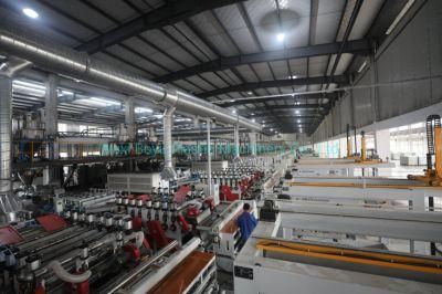 WPC PVC Crust Foam Board Resilient Flooring Making Fabrication Machine Line