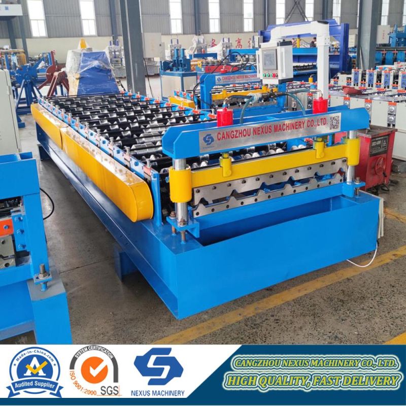 Ribtype Roof Sheet Roll Forming Machine with 1220mm Coil Width for Philippines Market