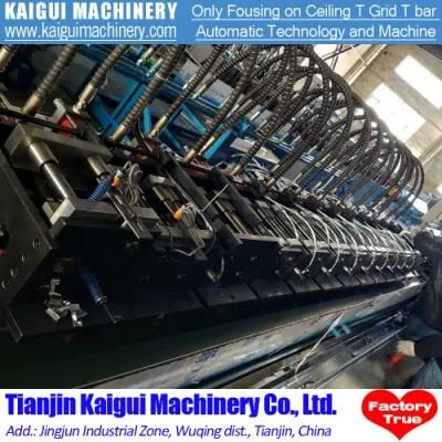 New Products Galvanzied Steel T Bar Suspension T Grid Roll Forming Machine