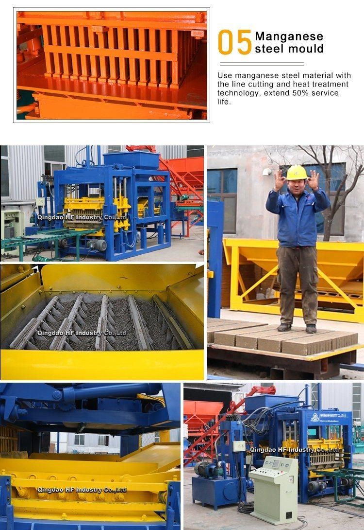 Qt8-15 China Block Machine Fully Automatic Hydraulic Hollow Concrete and Paver Brick Block Making Machine for Sale