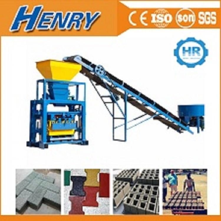 Qt 40-1 Manual Concrete Block Moulding Machine Hollow Brick Machine