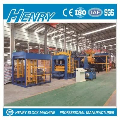 Qt8-15 Full Automatic Hydraulic High Pressure Concrete Block Machine Interlocking Block Brick Plant Machine T in Ghana