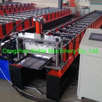 760 Automatic Metal Roofing Panel Sheet Self Clip Lock Galvanized Steel Joint Hidden Roll Forming Machine
