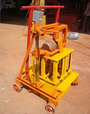 Qmr2-45 Portable Mobile Brick Machine for Concrete Hollow Blocks
