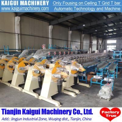 Full Automatic Production Line Ceiling T Bar T Grid Forming Machine