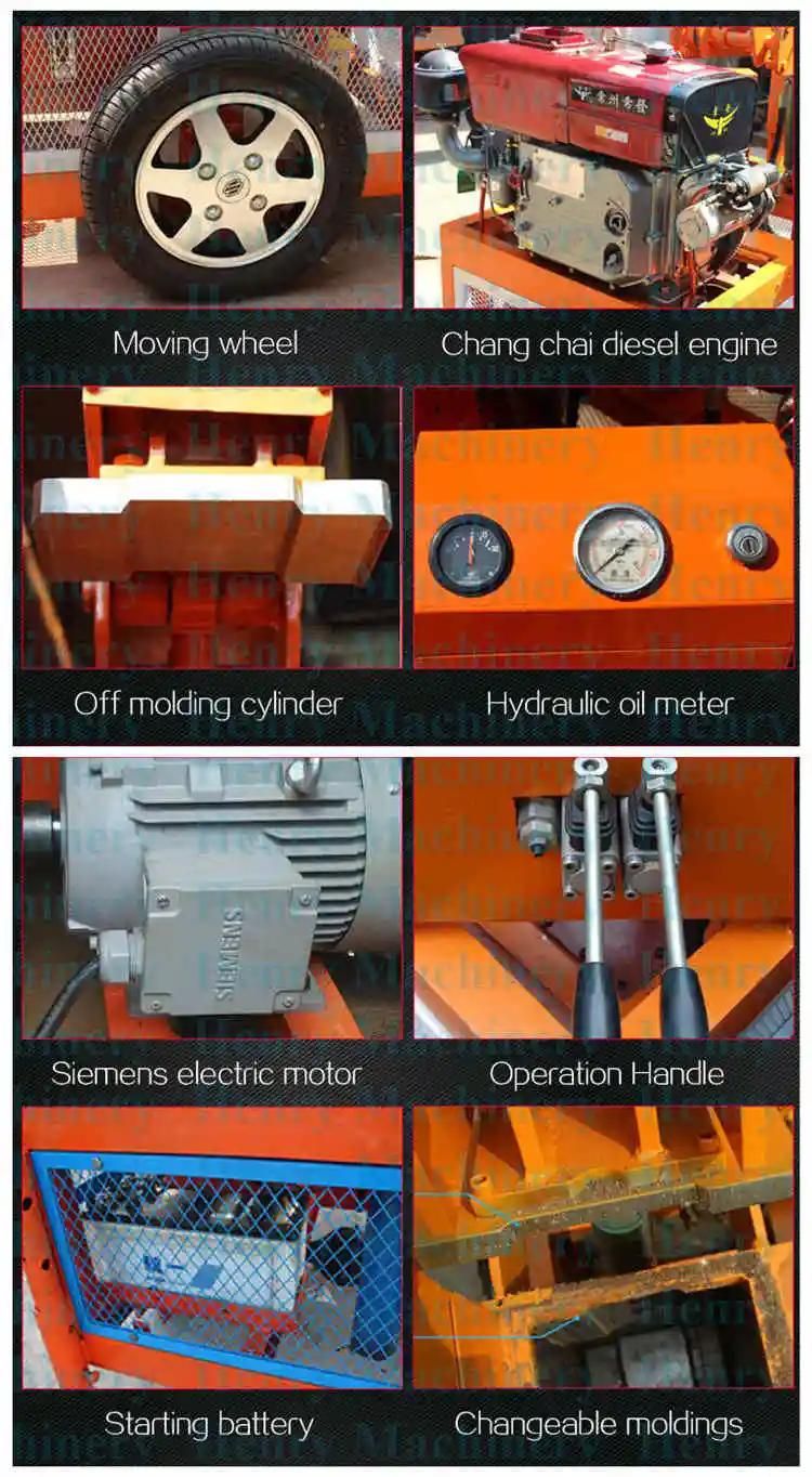 Hr1-20 Famous Brand Hydraform Interlocking Earth Block Making Machine