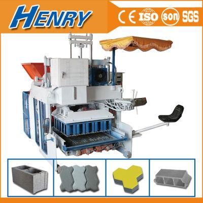 Qtm10-15 Movable Egg Layer Concrete Cement Hollow Block Making Machine Construction Machinery