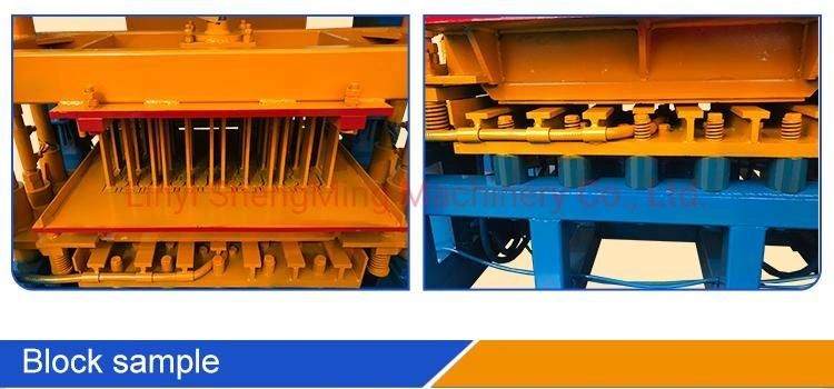 Big Capacity Concrete Cement Hollow Paver Colorful Block Machine