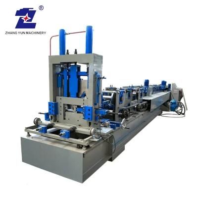 Servo Flying Cut Peb Size Adjustable C Z Purlin Interchangeable Roll Forming/Making Machine