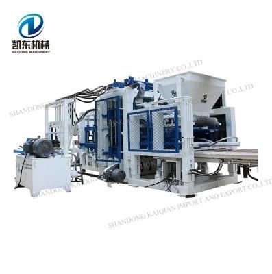 Qt10-15 Automatic Concrete Paving Brick Cement Hourdis Block Molding Machine