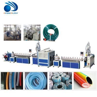 PVC Braided Hose / Garden Hose Pipe Line Making Machine Line