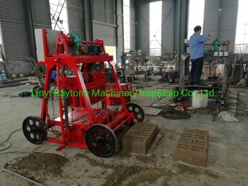 Qtm6-25 Mobile Brick Machine Price Movable Block Forming Plant