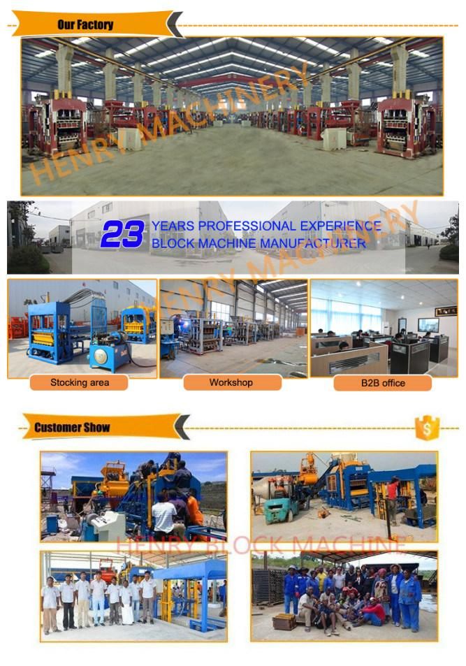 Qtm10-15 Movable Egg Layer Concrete Block Making Machine Interlocking Block Machine