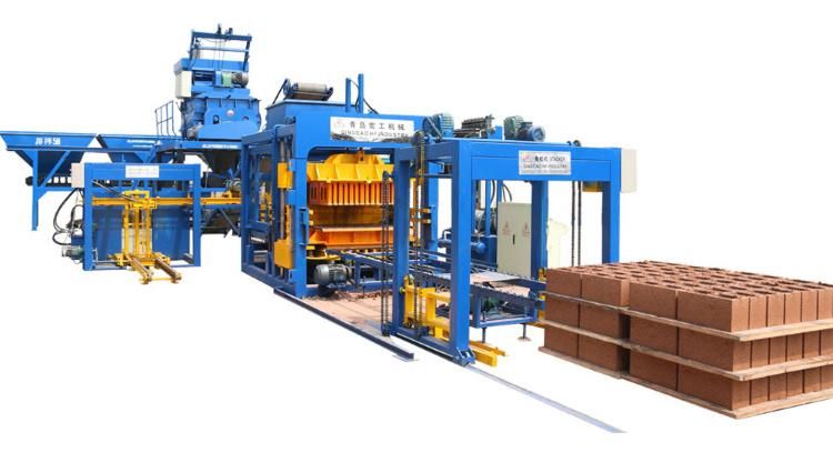 Qt10-15 Fully Automatic Concrete Cement Fly Ash Sand Brick Block Machine Line