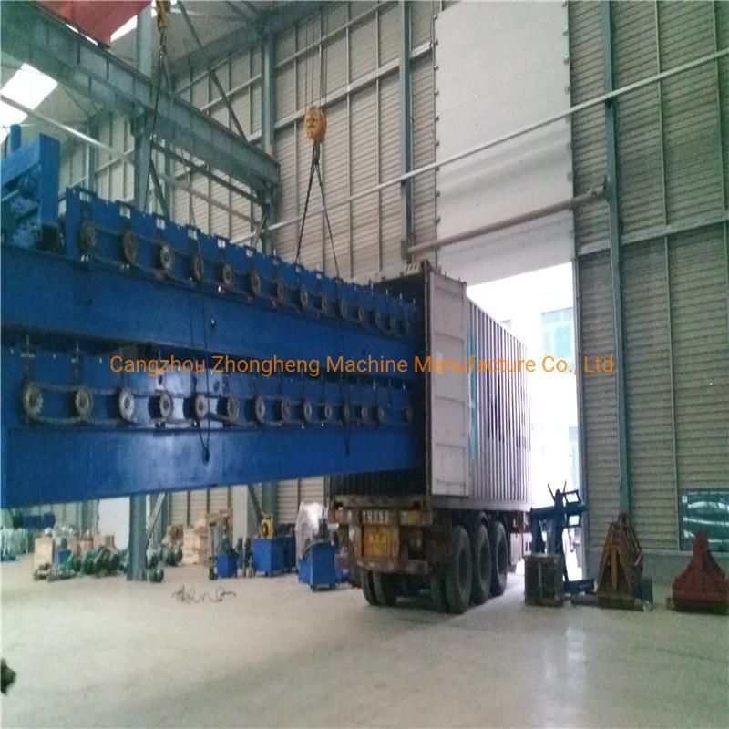 Profiled Steel Sheet Concrete Slab Plate Floor Decking Panel Roll Forming Machine with PLC Control System