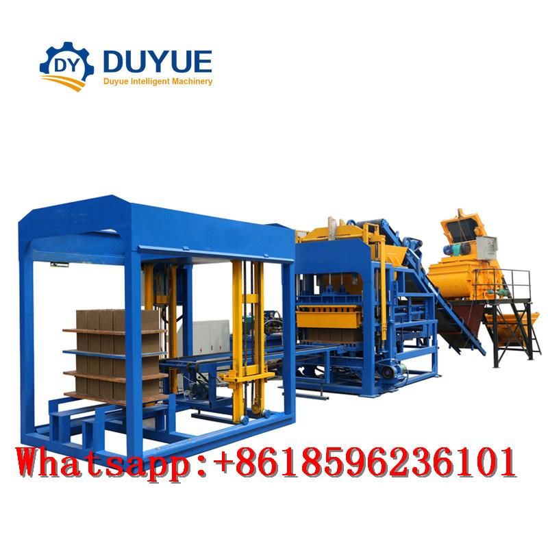 German Technology Qt4-15 Hydraulic Fully Automatic Cement Mould Making Machine Whole Production Line