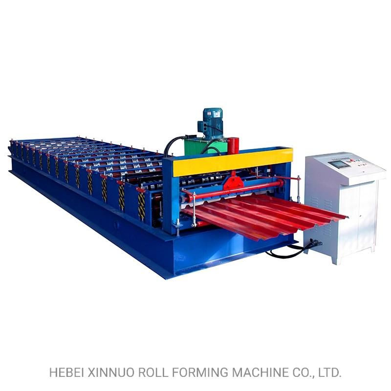 Metal Sheet Trapzoidal Roofing Tile Roll Forming Machine