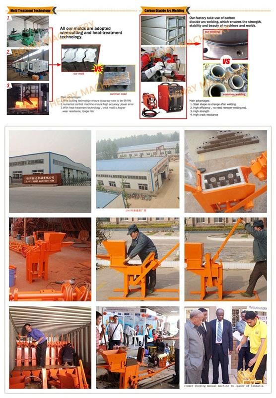 Hr1-30 Manual Clay Soil Brick Making Machine